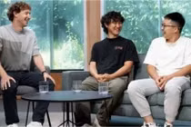 Bộ ba quyền lực AI tại Meta: Mark Zuckerberg, Alexandr Wang và Zhao Shengjia (từ trái qua phải). Ảnh: QQnews.