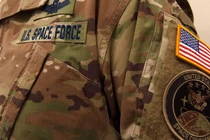 Quân phục và phù hiệu của Lực lượng Không gian Mỹ. Ảnh: Sputnik.