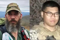 Hai lính Mỹ bị quân Nga bắt ở Kharkov: Alex Drucker (trái) và Andy Huynh (Ảnh: Dailytelegraph).