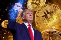 Donald Trump được gọi là "tổng thống tiền điện tử" do chính sách cấp tiến với đồng Bitcoin. Ảnh: Businesstoday.