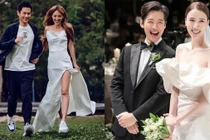 Chính sách về quy định đăng ký kết hôn được sửa đổi đã làm bùng lên làn sóng kết hôn trong giới trẻ Trung Quốc. Ảnh: Sina.