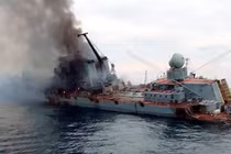 CNN nói Mỹ đã cung cấp thông tin tình báo giúp Ukraine đánh chìm tàu tuần dương Moskva của Nga (Ảnh: Guancha).