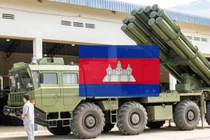 Một dàn phóng AR-2/PHL-03 của Quân đội Campuchia. Ảnh: ETtoday.