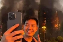 Bức ảnh phản cảm gây phẫn nộ của Trần "Kenny". Ảnh: Wenweipo.