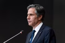 Ngoại trưởng Mỹ bác bỏ yêu sách quá đáng của Trung Quốc trên Biển Đông giống như người tiền nhiệm Mike Pompeo (Ảnh: AP).