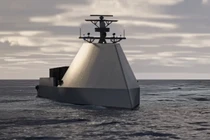Tàu chiến không người lái cỡ lớn ROMULUS của Tập đoàn HII. Ảnh: Wforum.