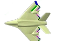 Hình vẽ tiết lộ về máy bay chiến đấu thế hệ thứ 6 với hai máy bay không người lái ở sau cánh (Ảnh: Chinatimes).