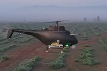 Chiếc máy bay trực thăng không người lái của Công ty Tengden thực hiện vụ thử nghiệm. Ảnh: Topwar.