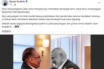 Bài viết của ông Anwar trên Facebook được Meta khôi phục hiển thị trở lại sau khi bị xóa (Ảnh: Guancha)