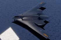 Máy bay ném bom tàng hình H-20 được tiết lộ trước đó. Ảnh: QQnews.