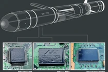 Một số loại chip của Mỹ có trong tên lửa hành trình Klub-M của Nga (Ảnh: RUSI)