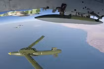 Bom lượn Yasin được thả từ máy bay Su-22 của Không quân Iran (Ảnh: Chinatimes).