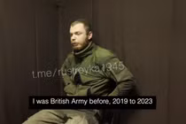 James Scott Anderson, người tự nhận là cựu binh Anh bị quân đội Nga bắt tại Kursk. Ảnh: QQnews.