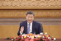 Ngày 25/4, ông Tập Cận Bình chủ trì Hội nghị Bộ Chính trị bàn về kinh tế. Ảnh: SingTao.