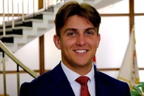 George Finch, vị Chủ tịch 19 tuổi của Đảng Cải cách Anh Quốc. Ảnh: Daily Mail.