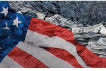 Báo cáo của Bộ Tài chính Mỹ cho biết nước này đang mắc nợ công trên 38.000 tỷ USD. Ảnh: Sohu. 