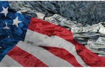 Báo cáo của Bộ Tài chính Mỹ cho biết nước này đang mắc nợ công trên 38.000 tỷ USD. Ảnh: Sohu. 