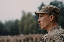 Ông Denys Prokopenko (bí danh "Redis"), Tư lệnh Quân đoàn số 1 "Azov" của Vệ binh Quốc gia Ukraine. Ảnh: Azov.pro.