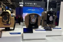 Ba hệ thống Iron Beam với ba cấp độ khác nhau (từ trái qua): Lite Beam, Iron Beam M và Iron Beam 450. Ảnh: Wforum. 