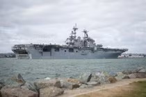 Tàu đổ bộ trực thăng Essex (LHD-2) của Hải quân Mỹ (Ảnh: Chinatimes).