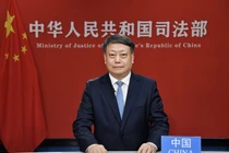 Đường Nhất Quân khi là Bộ trưởng Tư pháp (Ảnh: JFdaily).