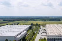 Phối cảnh Nhà máy pin của CATL tại Hungary. Sau khi xây dựng xong nó sẽ có quy mô lớn nhất châu Âu (Ảnh: Thepaper).