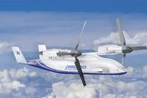 Hình ảnh vi tính về chiếc Trương Ưng R6000 đang bay. Ảnh: Topwar.