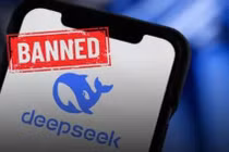 Chính phủ Mỹ áp dụng biện pháp cực đoan cấm DeepSeek. Ảnh: HK01.