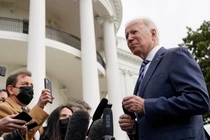 Ông Biden hôm 17/2 tuyên bố trước các nhà báo ở Nhà Trắng Nga sẽ tấn công Ukraine trong vài ngày tới (Ảnh: AP).