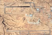 Sân bay Nevatim của Israel, nơi bị tên lửa Iran tấn công mãnh liệt hôm 1/10 (Ảnh: VOI).