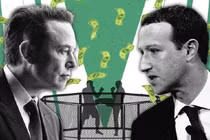 Cộng đồng mạng đang nóng lòng mong diễn ra trận tỉ thí trong lồng giữa hai đại gia công nghệ Elon Musk và Mark Zuckerberg (Ảnh: CNBeta)