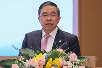 Ông Phạm Thiếu Hoa - Chủ tịch HĐQT Vinhomes - phát biểu tại hội nghị (Ảnh: VGP)