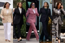 Phong cách thời trang đầy quyền lực của bà Kamala Harris (Ảnh: New York Times)