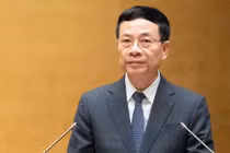 Bộ trưởng Bộ Khoa học và Công nghệ Nguyễn Mạnh Hùng báo cáo tại Quốc hội sáng 21/11.