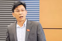 Đại biểu Nguyễn Việt Dũng phát biểu tại tổ sáng 8/11. Ảnh: HT