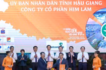 Hậu Giang ký kết bản ghi nhớ đầu tư 6,2 tỉ USD với Him Lam. Ảnh: Baochinhphu