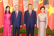 Lễ đón Tổng Bí thư, Chủ tịch nước Tô Lâm và Phu nhân tại Thủ đô Bắc Kinh
