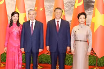 Lễ đón Tổng Bí thư, Chủ tịch nước Tô Lâm và Phu nhân tại Thủ đô Bắc Kinh