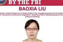 Lệnh truy nã của FBI đối với Lưu Bảo Hà. Ảnh: Worldjournal.