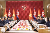 Tổng Bí thư Tô Lâm hội đàm với Tổng Bí thư, Chủ tịch Quốc vụ Triều Tiên Kim Jong Un