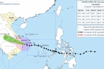 Tàu thuyền vào âu thuyền Thọ Quang, Đà Nẵng để tránh bão.