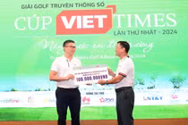 Những khoảnh khắc ấn tượng tại Giải golf Truyền thông số Cúp VietTimes “Nâng bước em đến trường”