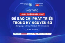 Hội thảo “Hoàn thiện pháp luật để Báo chí phát triển trong kỷ nguyên số” là diễn đàn trao đổi, đóng góp ý kiến xây dựng và hoàn thiện hệ thống pháp luật, tạo hành lang pháp lý cho báo chí phát triển bền vững trong kỷ nguyên số.
