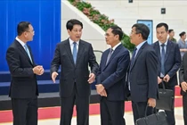 Chủ tịch nước Lương Cường kiểm tra buổi tổng duyệt Lễ mở ký Công ước Hà Nội