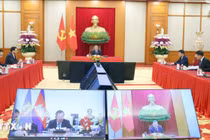 Tổng Bí thư Tô Lâm điện đàm với Chủ tịch Đảng Nhân dân Campuchia Hun Sen