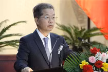 Ông Nguyễn Văn Quảng, Bí thư Thành uỷ Đà Nẵng phát biểu tại kỳ họp thứ 24, HĐND TP Đà Nẵng khóa X, nhiệm kỳ 2021–2026, diễn ra ngày 23/6.