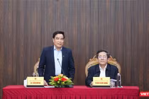 Ông Lê Văn Dũng, Chủ tịch UBND tỉnh Quảng Nam chủ trì họp báo thông tin tình kinh tế - xã hội năm 2024 và nhiệm vụ công tác trọng tâm năm 2025 diễn ra chiều 10/1.