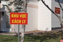 Khu vực cách ly. Ảnh: Nguyễn Trăm