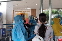 Khám sàng lọc tại BV Hùng Vương. Ảnh: Nguyễn Trăm