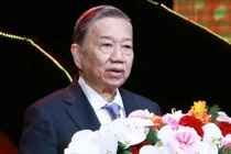 Tổng Bí thư Tô Lâm phát biểu tại Diễn đàn quốc gia về doanh nghiệp công nghệ số Việt Nam lần thứ VI. Ảnh: Đăng Khoa.